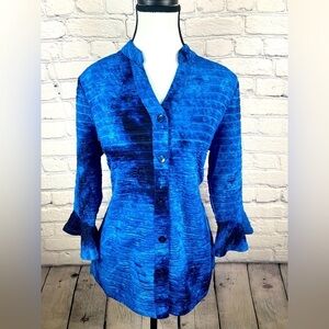 Draper and Damon’s Blue petite blouse size Small Petite